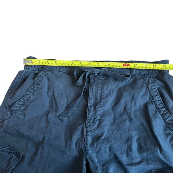 American Eagle Cargo Jogger Pants Women’s Size 14 Black Stretch Utility Pockets - Picture 4 of 10